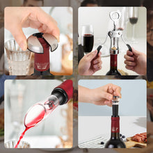 Load image into Gallery viewer, Beneno Wine Opener, Zinc Alloy Premium Wing Corkscrew with Multifunctional Bottles Opener, Sharp Wine Corkscrew with Ergonomic Non-Slip Wing Handle, Upgrade
