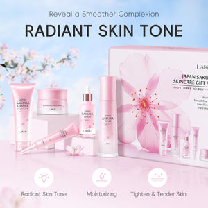Skin Care Set, Skin Care Routine Kit for Women, Teen Face Care Kit Girls, Skincare Gift Set with Cleanser, Toner, Serum, Eye Cream, Face Cream 5pcs Mother's Day Christmas Birthday Daughter Wife
