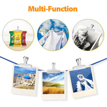 Load image into Gallery viewer, Pack of 8 Bag Clips, Stainless Steel and Heavy Duty Metal Bag Clip,Tightly Seals Chip, Coffee, Bread or Cereal Bags to Keep Food Fresh, for Home, Kitchen, Office, Pantry, Camping (Rainbow)