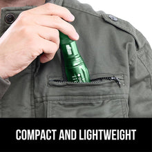 Load image into Gallery viewer, Powerful LED Tactical Flashlight, 750 FT High Lumens 5 Adjustable Modes, Water Resistant, Ultra Bright Zoom Flashlights, Small Mini Flash Light, Camping, Night Dog Walking, Turquoise
