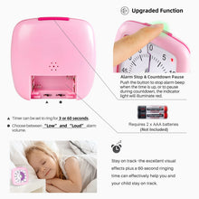 Load image into Gallery viewer, Secura 60-Minute Visual Timer, Silent Study Timer for Kids and Adults, Time Clocks, Time Management Countdown Timer for Teaching (Pink)