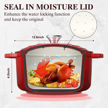 Load image into Gallery viewer, Umite Chef Kitchen Cooking Utensils Set, 5QT Enameled Cast Iron Dutch Oven