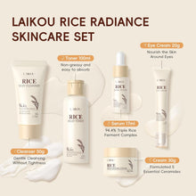 Load image into Gallery viewer, Skin Care Set, Korean Skin Care with Rice Cleanser, Toner, Serum, Eye Serum, Moisturizing Cream 5pcs for Women Teen Girls Mom Daughter Mother&#39;s Day Birthday Christmas Lover Korean Beauty