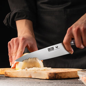 Fillet Knife 7 Inch, Professional High Carbon Stainless Steel Boning Knife for Meat, Ultra Sharp Japanese Fish Fillet Knives with Ergonomic Wood Handle