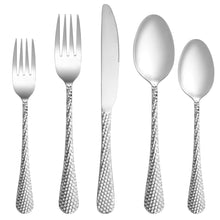 Load image into Gallery viewer, MUTNITT 30 Pcs Silverware Set Service for 6,Premium Stainless Steel Flatware Set,Mirror Polished Cutlery Utensil Sets,Durable Kitchen Eating Tableware Sets,Include Fork Knife Spoon,Dishwasher Safe