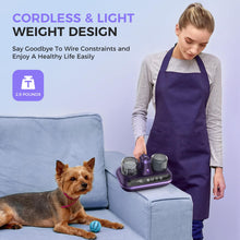 Load image into Gallery viewer, Mattress Vacuum Cleaner - 5-in-1 Cordless Bed Vacuum Cleaner, Powered by UV-C Light &amp; Ultrasonic Technology, 16Kpa Strong Suction,Low Noise,Suitable for Dust, Pet Hair, Etc.