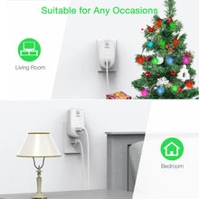 Load image into Gallery viewer, Remote Control Outlet, TESSAN Wireless Electrical Plug Switch for Lights, Lamps, Fans, 100ft RF Range, 1200W (1 Remote + 1 Outlet)