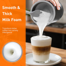 Load image into Gallery viewer, Secura Electric Milk Frother, Automatic Milk Steamer, 4-IN-1 Hot &amp; Cold Foam Maker-8.4oz/240ml Milk Warmer for Latte, Cappuccinos, Macchiato with Silicone Spatula, Silent Operation &amp; Shut-off