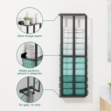 Load image into Gallery viewer, Towel Racks for Bathroom, Towel Storage Wall Mounted, Rolled or Folded Towel Holder with 3 Bars, Sturdy and Large Capacity, Matte Black, Suitable for Bathe Towels and Hand Towels (matt black)