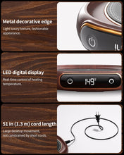Load image into Gallery viewer, Coffee Mug Warmer, Cup Warmer for Desk with Auto Shut Off, 3 Temp Settings, Mug Warmer for Coffee, Beverage, Milk, Tea, Hot Chocolate, Coffee Warmer Plate in Your Home &amp; Office, Gift (Dark Black)