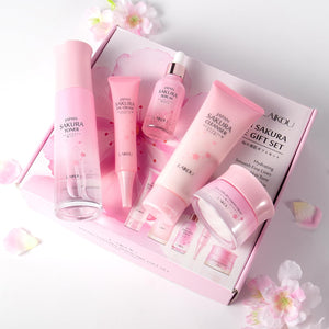 Skin Care Set, Skin Care Routine Kit for Women, Teen Face Care Kit Girls, Skincare Gift Set with Cleanser, Toner, Serum, Eye Cream, Face Cream 5pcs Mother's Day Christmas Birthday Daughter Wife