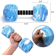 Load image into Gallery viewer, 2Pack Water Dumbbells, Aquatic Exercise Dumbbells, EVA Foam Barbells for Men Women Youth Water Workouts