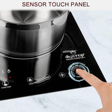 Load image into Gallery viewer, Duxtop Built-in Induction Cooktop, Portable Countertop Burner, Sensor Touch Induction Burner, 170-Minute Timer, Safety Lock, 1800W BT-200T1/8600BI