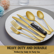 Load image into Gallery viewer, 24 Pcs Silverware Set with Steak Knives Service for 4,Stainless Steel Flatware Set,Mirror Polished Cutlery Utensil Set,Home Kitchen Eating Tableware Set,Include Fork Knife Spoon Set,Dishwasher Safe