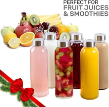 Load image into Gallery viewer, Brieftons Glass Water Bottles (Pack of 6) and Oil &amp; Vinegar Dispensers (Pack of 2)