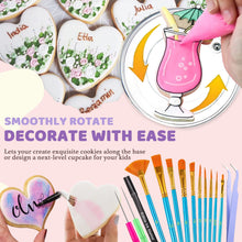 Load image into Gallery viewer, Cookie Decorating Kit 118pcs with Storage Case, Royal Sugar Piping Bags and Tips Icing Supplies Set, Turntable Scribe Decoration Tools for Kids &amp; Cookie Holiday Christmas Valentine