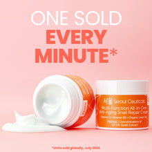 Load image into Gallery viewer, SeoulCeuticals Korean Skin Care 97.5% Snail Mucin Moisturizer Cream - K Beauty Skincare Day &amp; Night Snail Repair Cream Filtrate Cruelty Free 2oz