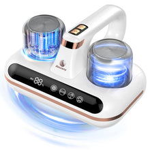 Load image into Gallery viewer, Mattress Vacuum Cleaner - 5-in-1 Cordless Bed Vacuum Cleaner, Powered by UV-C Light &amp; Ultrasonic Technology, 16Kpa Strong Suction,Low Noise,Suitable for Dust, Pet Hair, Etc.