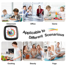 Load image into Gallery viewer, Secura 60-Minute Visual Timer, Silent Study Timer for Kids and Adults, Time Clocks, Time Management Countdown Timer for Teaching (Pink)