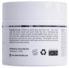 Load image into Gallery viewer, Vitamin C Mask for Face – Brightening Face Masks Skin Care Contains Glycolic Acid and Lactic Acid + Squalane Oil – Hydrating Beauty Face Mask for Glowing Youthful Skin and Smooth Even Skin Tone 2oz