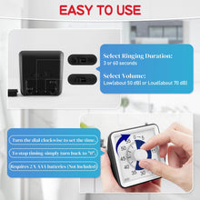 Load image into Gallery viewer, Secura 60-Minute Visual Timer, Classroom Timer, Countdown Timer for Kids and Adults, Time Management Tool for Teaching (Blue &amp; Blue)