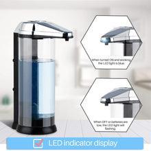 Load image into Gallery viewer, Secura 17oz Automatic Liquid Soap Dispenser, Touchless Battery Operated Hand Soap Dispenser with Adjustable Soap Dispensing Volume Control Dial, Personal Care Dispenser for Household Use (Chrome)