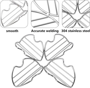 Taco Holder Stand Set of 4 Stainless Steel Taco Holders Kit Holds 4 Tortillas Per Rack