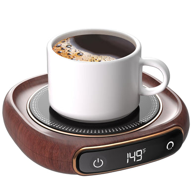 Coffee Mug Warmer, Cup Warmer for Desk with Auto Shut Off, 3 Temp Settings, Mug Warmer for Coffee, Beverage, Milk, Tea, Hot Chocolate, Coffee Warmer Plate in Your Home & Office, Gift (Dark Black)