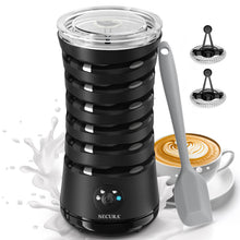 Load image into Gallery viewer, Secura Electric Milk Frother, Automatic Milk Steamer, 4-IN-1 Hot &amp; Cold Foam Maker-8.4oz/240ml Milk Warmer for Latte, Cappuccinos, Macchiato with Silicone Spatula, Silent Operation &amp; Shut-off