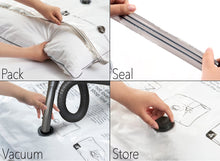 Load image into Gallery viewer, SpaceAid Jumbo Vacuum Storage Bags, Space Saver Sealer Compression Bags for Comforters, Blankets, Pillows, Bedding, Clothes (X-Large 3 Pack)