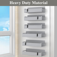 Load image into Gallery viewer, 4 Pack Magnetic Spice Rack Organizer for Refrigerator and Oven, Black Fridge Organizers and Storage for Kitchen