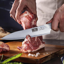 Load image into Gallery viewer, 6 Inch Kitchen Knife, Ultra Sharp Japanese High Carbon Stainless Steel Chef Knife, Multipurpose Kitchen Utility Knife with Ergonomic Pakkawood Handle