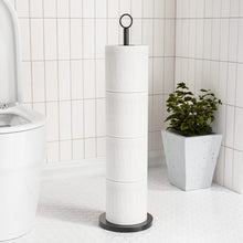 Load image into Gallery viewer, Toilet Paper Holder Stand(with Reserve Function), Free-Standing Spare Rolls Storage Holder, Stainless Steel