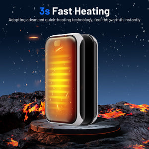 2 Pack Hand Warmers, Rechargeable Electric Hand Warmer, 8Hrs Long-Lasting Heat, Reusable, Portable Pocket Warmers, Christmas Warm Gifts for Men Women Kids Camping