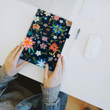 Load image into Gallery viewer, Comkiso Password Book with Individual Alphabetical Tabs Laminated, Large Print Password Keeper Book for Seniors, A5 Hardcover Internet Password Log Book to Record Website Login Details - Bloom