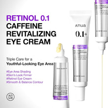 Load image into Gallery viewer, Anua Retinol 0.1 Caffeine Revitalizing Eye Cream, Under Eye Cream For Hydration, Glow Up Eye Contour, Niacinamide, Retinol For Face, Night Cream For Eye Care, Korean Skin Care (30g/1.05oz)