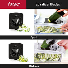 Load image into Gallery viewer, Vegetable Chopper and Spiralizer - Food Chopper with Container, Fruit Slicer, Kitchen Gadgets &amp; Accessories, Home Essentials (4 in 1, White)