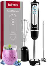 Load image into Gallery viewer, Immersion Blender Set, 9-Speed 500W Handheld Electric Hand Mixer, Smoothie Blender (3-in-1, Black)