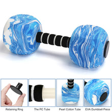 Load image into Gallery viewer, 2Pack Water Dumbbells, Aquatic Exercise Dumbbells, EVA Foam Barbells for Men Women Youth Water Workouts