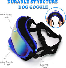 Load image into Gallery viewer, Large Dog Sunglasses Dog Goggles Pet Glasses Pet Eyewear with Adjustable Strap,Glasses for Medium Large Dog Swimming Skating Glasses UV Proof Windproof Dustproof