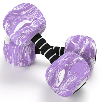 Water Dumbbells, 2PACK Aquatic Exercise Dumbbells, EVA Foam Barbells for Men Women Youth Water Workouts