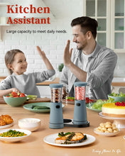 Load image into Gallery viewer, Electric Salt and Pepper Grinder Set with Storage Base, Stainless Steel Rechargeable Salt and Pepper Grinder Set with 4.5 oz Large Capacity, 1.8&quot; Wide Mouth, Adjustable Coarseness, Ideal for Kitchen