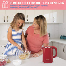 Load image into Gallery viewer, Secura Stainless Steel Double Wall Electric Kettle Water Heater for Tea Coffee w/Auto Shut-Off and Boil-Dry Protection, 1.0L (Orange) SWK-1001DO/HB-K012