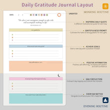 Load image into Gallery viewer, The Gratitude Journal for Women &amp; Men, Hardcover Spiral 5 Minute Daily Gratitude Journal for More Happiness, Optimism, Affirmation &amp; Reflection with Prompts &amp; Quotes, Undated Daily Journals(93 pages / 3 months supply) Gifts