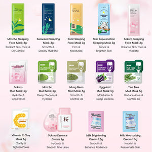 Face Mask，Skin Care Set, Skin Care Mask Set, Gifts for Women, Travel Size Toiletries Mother's Day Christmas Birthday Valentine's Day Mom Daughter Teen Girls Wife Lover Sister Friends 24pcs