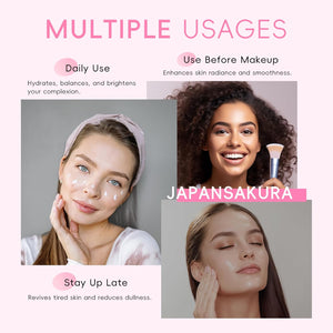 Skin Care for Teenage Girls, Sakura Skincare Set, Pamper Sets for Women Gifts, Facial Skin Care Sets & Kits - Toner,Cleanser,Face Serum,Cream,Sleep Mask,Eye Mask,Mud Mask,Lip Mask, 24PCS