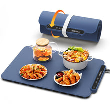 Load image into Gallery viewer, Food Warming Mat, iTRUSOU Electric Warming Tray Full Surface Heating to Keep Food Warm or Thawing, Versatile Food Warmer with 3 Temperature Setting for Parties Buffets Gatherings Holidays Daily Use