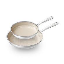 Load image into Gallery viewer, Redchef Ceramic Nonstick Frying Pan 9.5-Inch with Honeycomb Coating, Stay-Cool Handle, Dishwasher &amp; Oven Safe, Induction Ready, PTFE PFAS-Free, All Cooktops