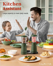 Load image into Gallery viewer, Electric Salt and Pepper Grinder Set with Storage Base, Stainless Steel Rechargeable Salt and Pepper Grinder Set with 4.5 oz Large Capacity, 1.8&quot; Wide Mouth, Adjustable Coarseness, Ideal for Kitchen