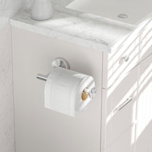 Load image into Gallery viewer, Toilet Paper Holder Wall Mount Bathroom Paper Roll Holder Tissue Handle Stainless Steel for Farmhouse Kitchen Matte Black